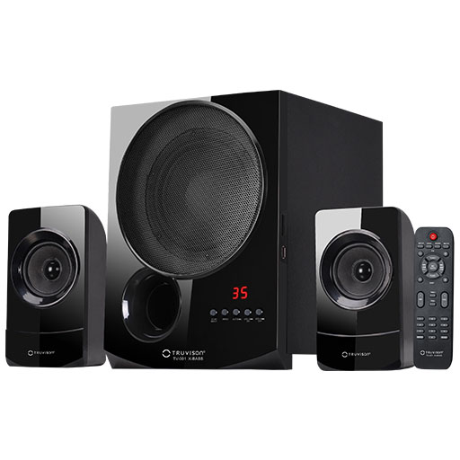 TV-001 X-BASS 2.1 Channel Home Theater System with Bluetooth - Buy Home Theatre System Online at Best Price | Truvison. Available at ₹5999